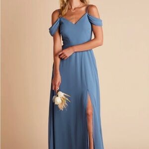 Birdy Grey Twilight Devin Convertible Dress with Slit Bridesmaid Dress